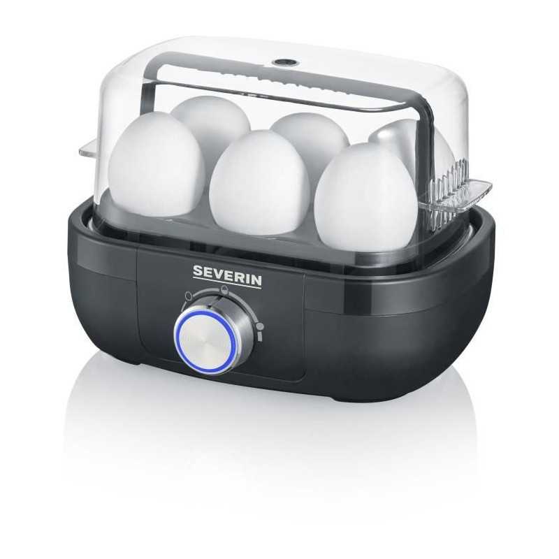 Cuit-oeufs SEVERIN EK3166-420 W-Noir-Pour 1 a 6 oeufs