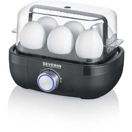 Cuit-oeufs SEVERIN EK3166-420 W-Noir-Pour 1 a 6 oeufs