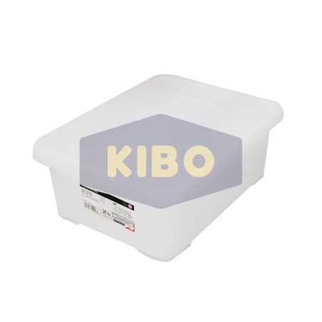 Bac transparent avec couvercle 11L