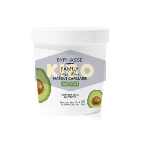 Masque capillaire avocat cheveux secs 250ml - BYPHASSE