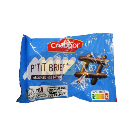 Biscuits petit brief chocolat au lait 140g - CHABRIOR