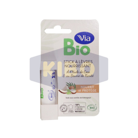 Stick à lèves nourrissant bio 4g - BIO VIA