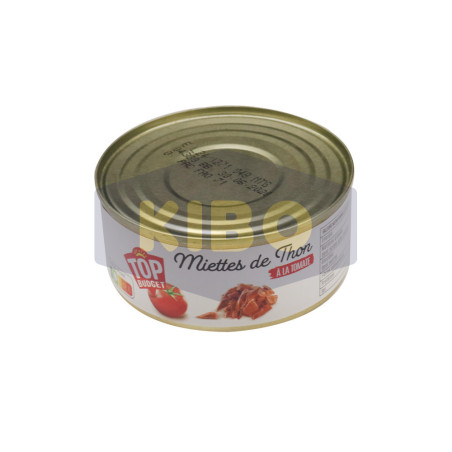 Miettes de thon à la tomate 160g - TOP BUDGET