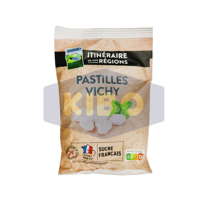 Pastilles du bassin de Vichy à l'arôme naturel de menthe 230g - ITINERAIRE DES SAVEURS