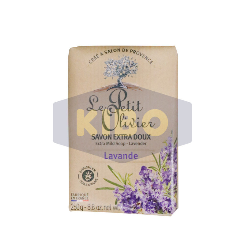 Savon de toilette extra doux lavande 250g - LE  PETIT OLIVIER