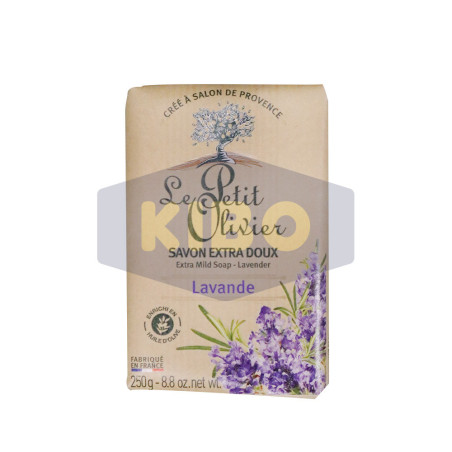 Savon de toilette extra doux lavande 250g - LE  PETIT OLIVIER