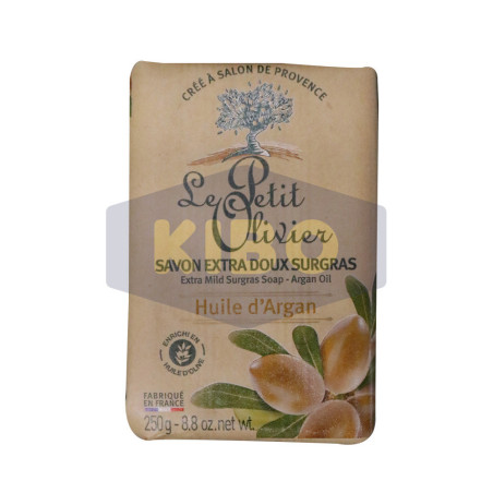 Savon de toilette extra doux surgras huile d'argan 250g - LE  PETIT OLIVIER