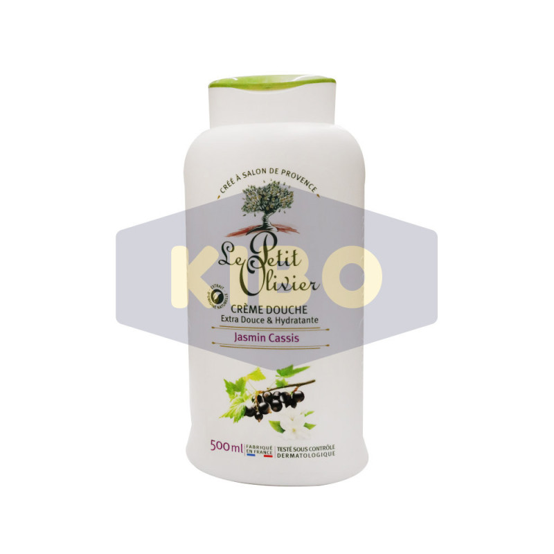 Crème douche jasmin cassis 500ml - LE  PETIT OLIVIER