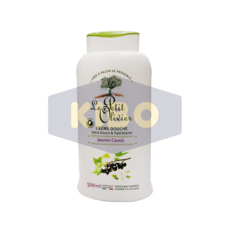 Crème douche jasmin cassis 500ml - LE  PETIT OLIVIER