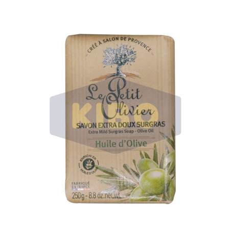 Savon de toilette extra doux surgras huile d'olive 250g - LE  PETIT OLIVIER
