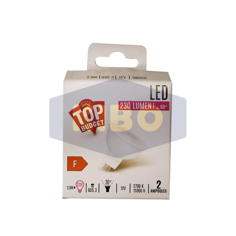 Ampoule LED Spot 23W GU5.3x2 - TOP BUDGET