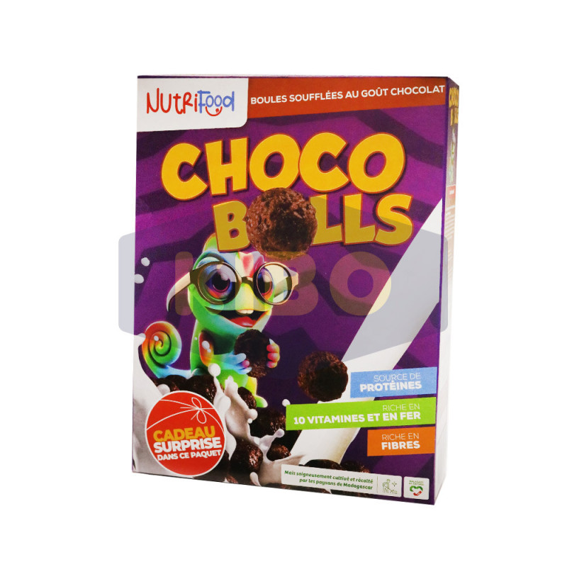 Céréales choco bolls 325g - NUTRIFOOD