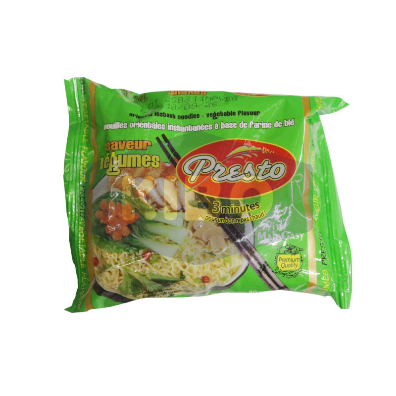 Nouilles instantanées légume  80g - PRESTO