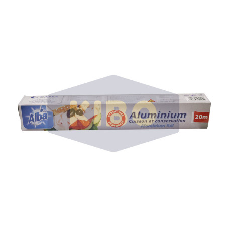 Papier aluminium GM 29cm x 10m - ALBA NET