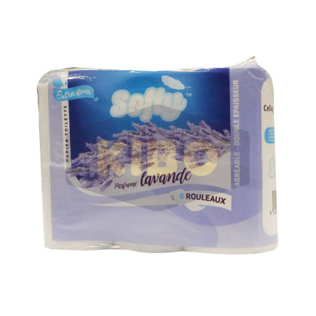 Papier hygiénique doux lavance x 6 rouleaux - SOFTY