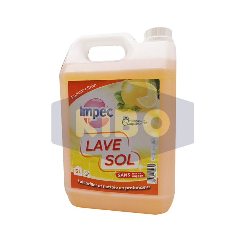 Nettoyant lave-sol citron 5L - IMPEC