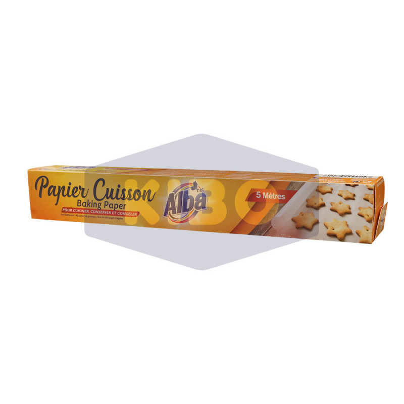 Papier cuisson 5 mètres - ALBA NET