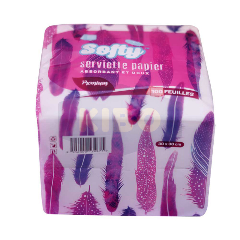Serviettes de table softy prémium 100 pièces - SOFTY