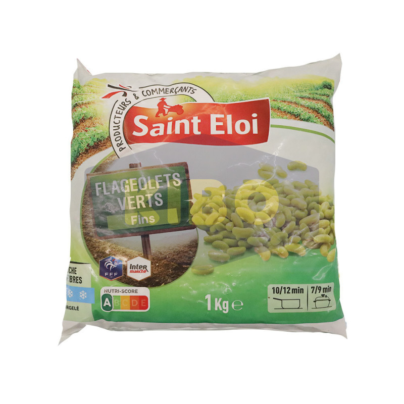 Flageolets verts fins surgelés 1kg - SAINT ELOI