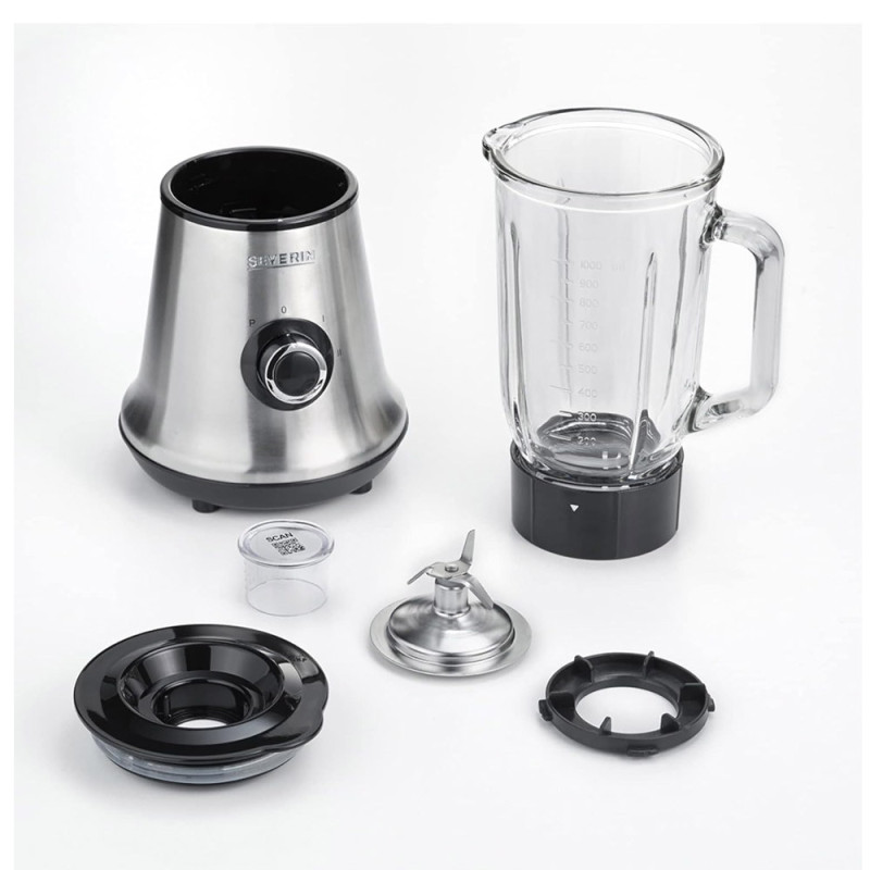 Mixeur 500 w 1 l bol en verre amovible avec bec verseur