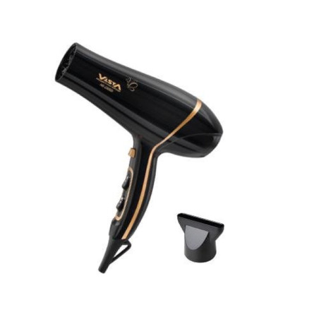 Sèche-cheveux Professionnel Vista - pour Tout Type de Cheveux - 1900-2300W - Noir/doré
