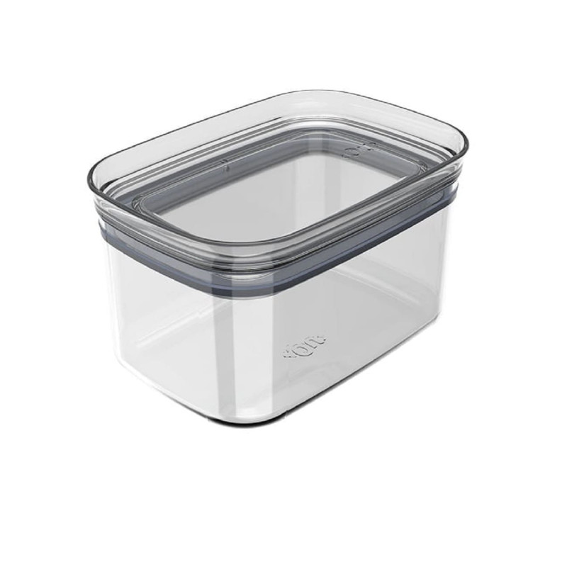 Ou - Pot Hermétique Block - Boîte de Rangement Alimentaire en Plastique Sans BPA - 650 Ml - Naturel