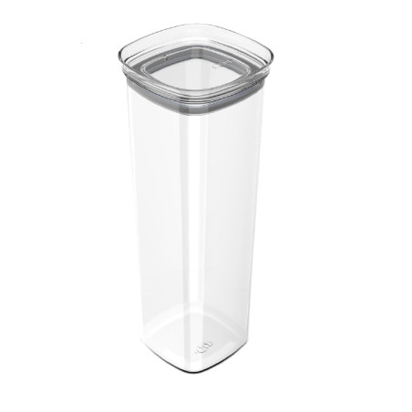 Ou - Pot Hermétique Block - Boîte de Rangement Alimentaire en Plastique Sans BPA - 2l - Naturel