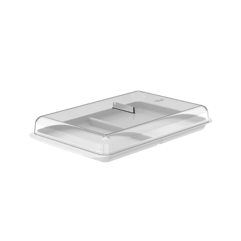 Ou - Double Boîte de Stockage pour Frigo Break - Boîte à Charcuterie avec Couvercle - 27