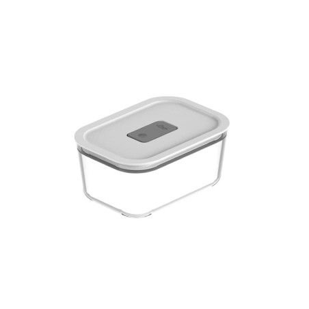 Ou - Boîte Hermétique Fresh Lock - Boîte de Conservation Alimentaire en Verre - Couvercle en Plastique Sans BPA - 725 Ml - Blanc