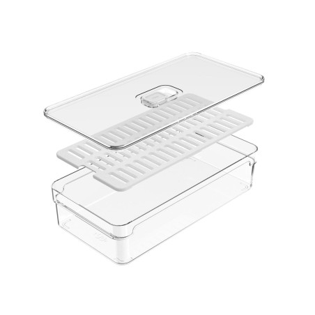 Ou - Bac de Rangement Clear Fresh - Bac de Rangement pour Réfrigérateur - 2