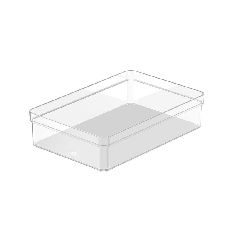 Ou - Bac de Rangement Clear Drawers - Organiseur Rectangulaire pour Tiroir - 22