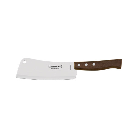 Couperet Traditional Tramontina - Hache de Cuisine avec Manche en Bois - 152 mm
