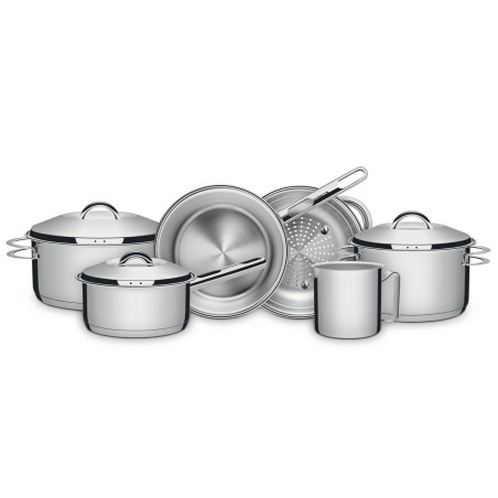 Batterie de Cuisine Solar Tramontina - Set de 6 Pièces - Inox