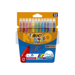 12 Feutres de coloriage BIC Kids