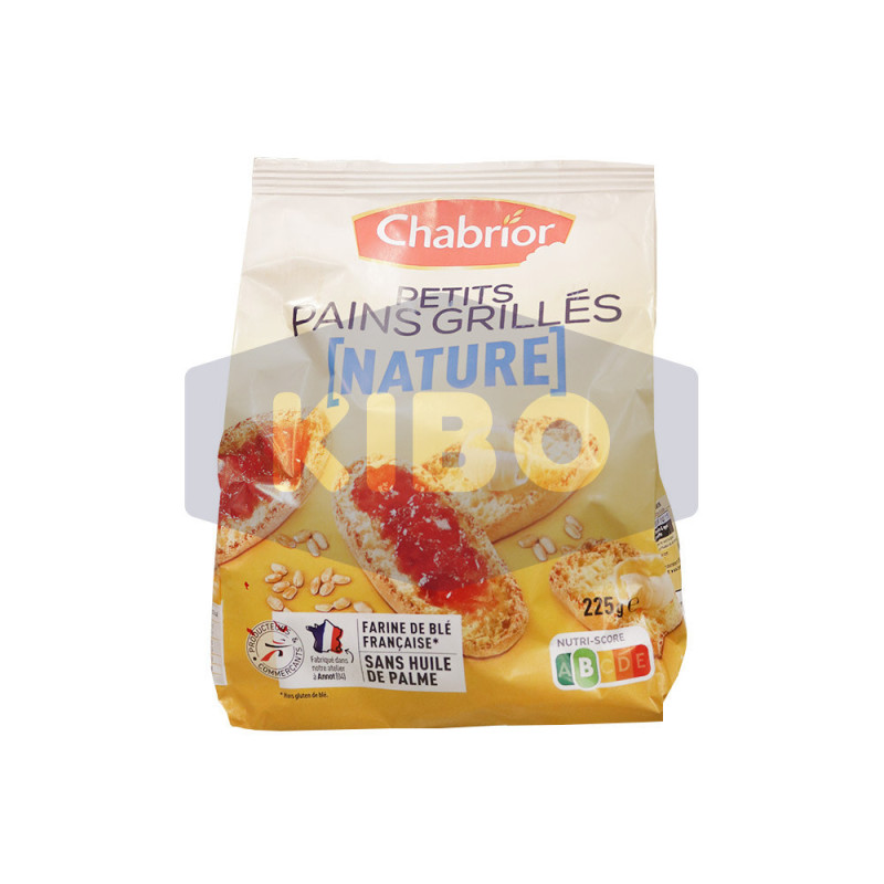 Petits pains grillés nature 400g