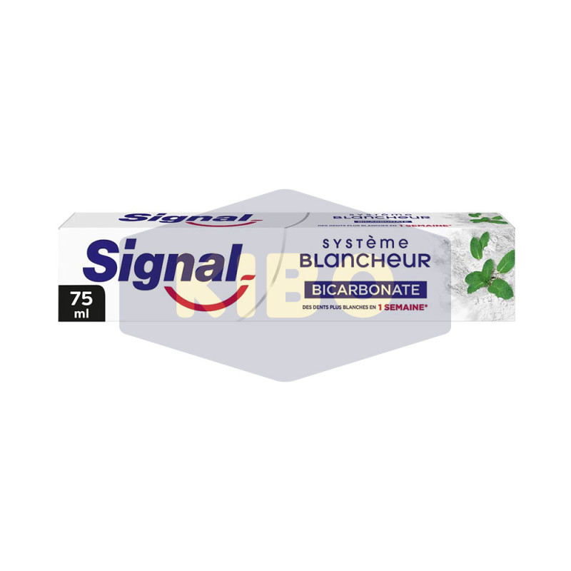 Dentifrice système blancheur bicarbonate 75ml