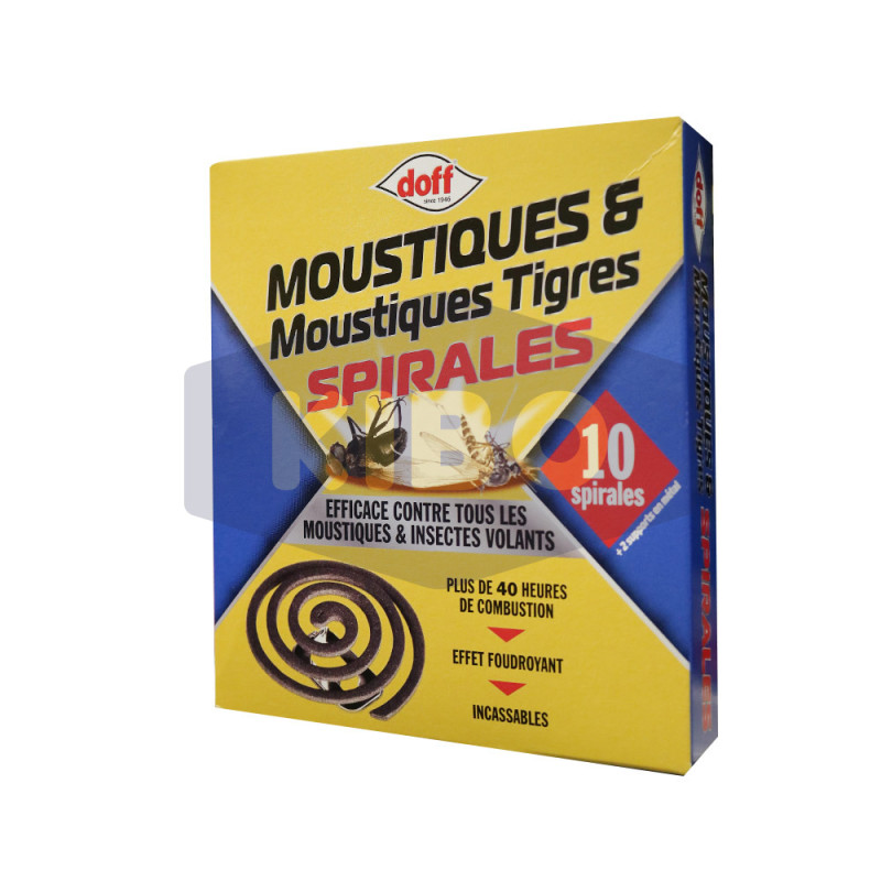 10 spirales anti-moustiques Doff