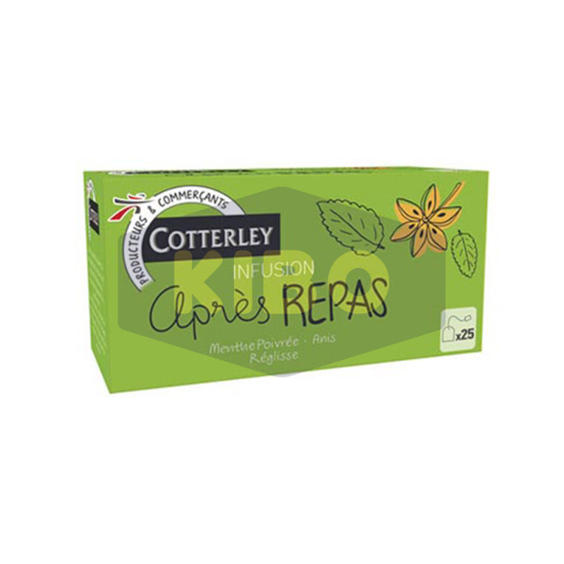 Infusion après repas 25 sachets x 40g