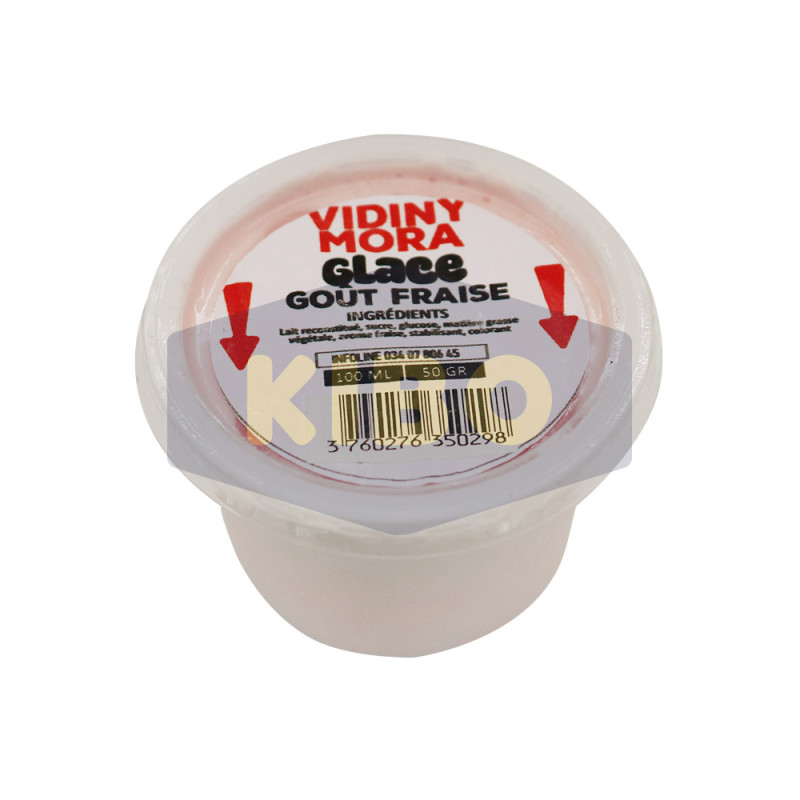 Glace à la fraise  100ml