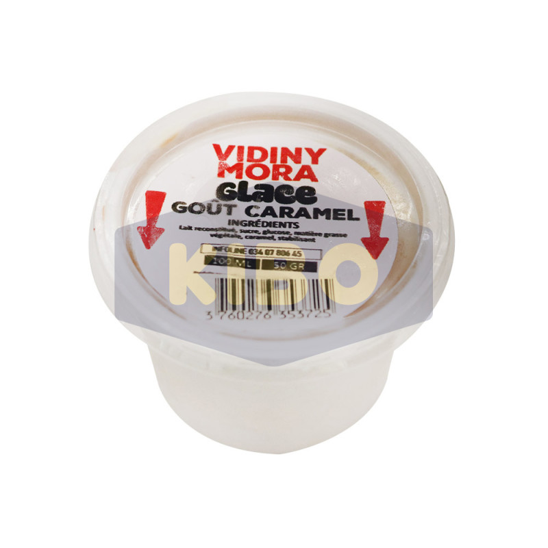 Glace au caramel  100ml