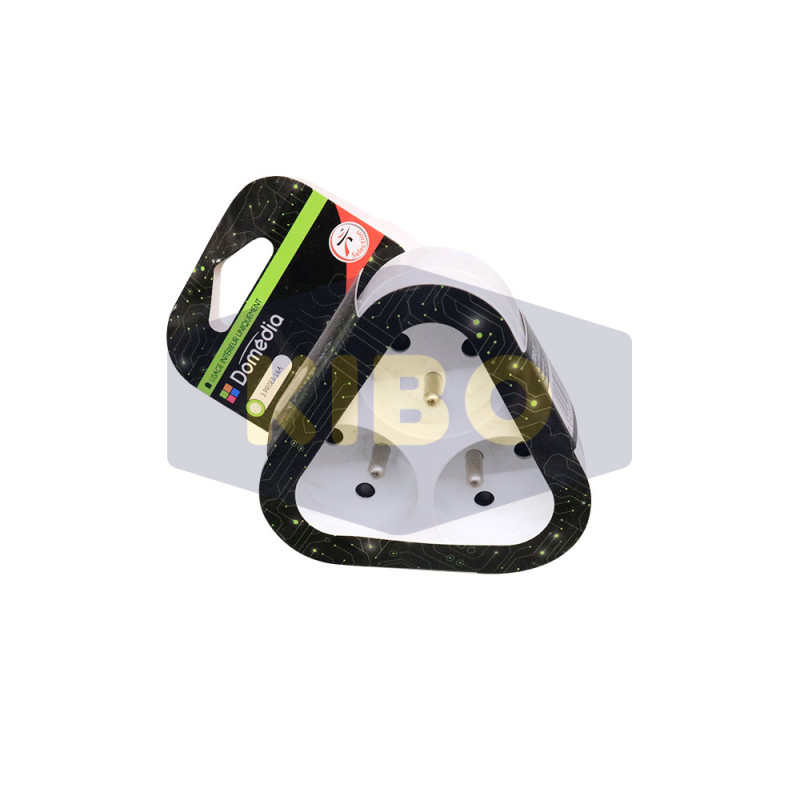 Triplite triangulaire 16A blanc