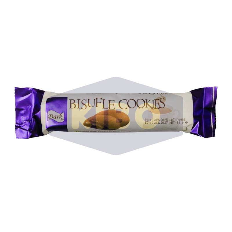 Biscuit cookies au chocolat noir 64g