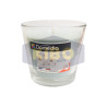 Bougie déco en verre parfum coton