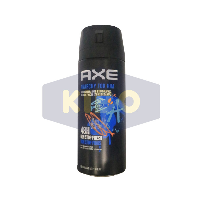 Déodorant Axe anarchy for him 150ml