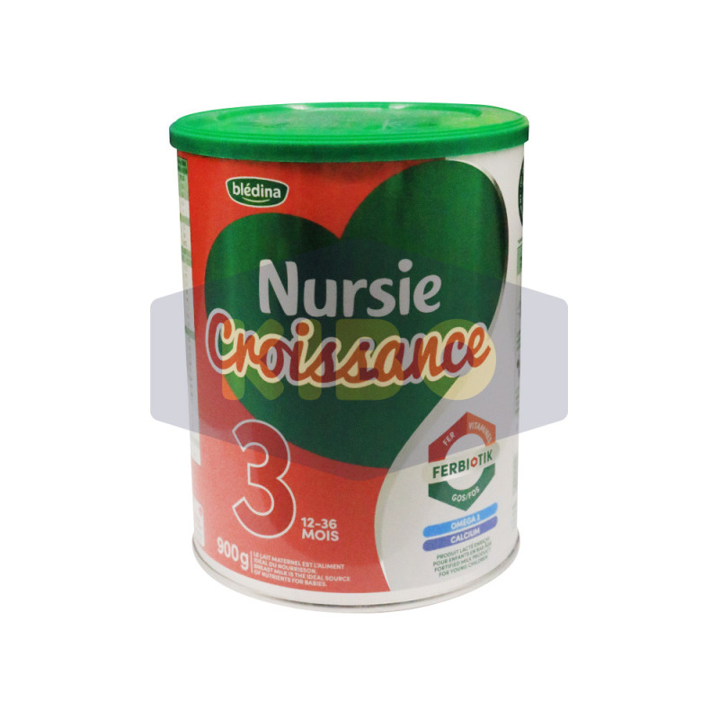 Lait infantile 3ème âge Nursie 900g