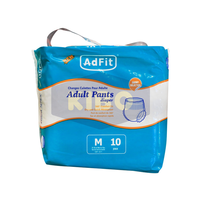 Culotte d'incontinence pour adulte taille M 10 pièces