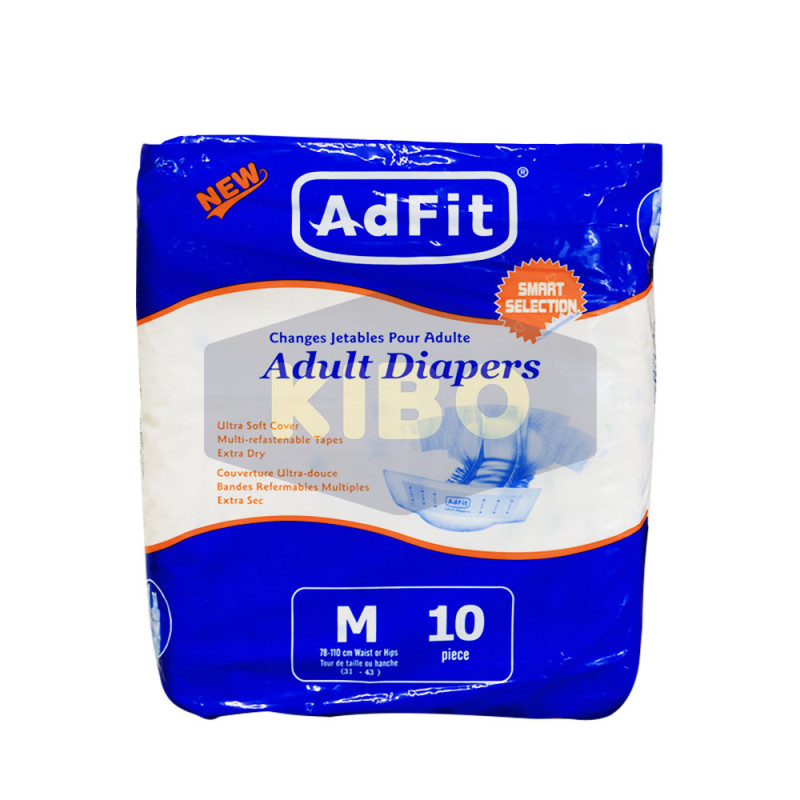 Couche adulte diapers taille M 10 pièces