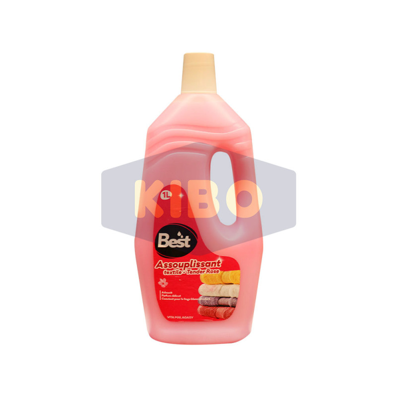 Assouplissant parfum rose tender 1L