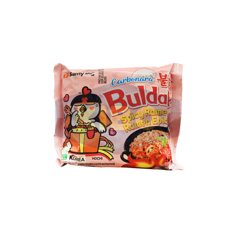 Nouilles buldak hot chicken ramen carbonara  140g