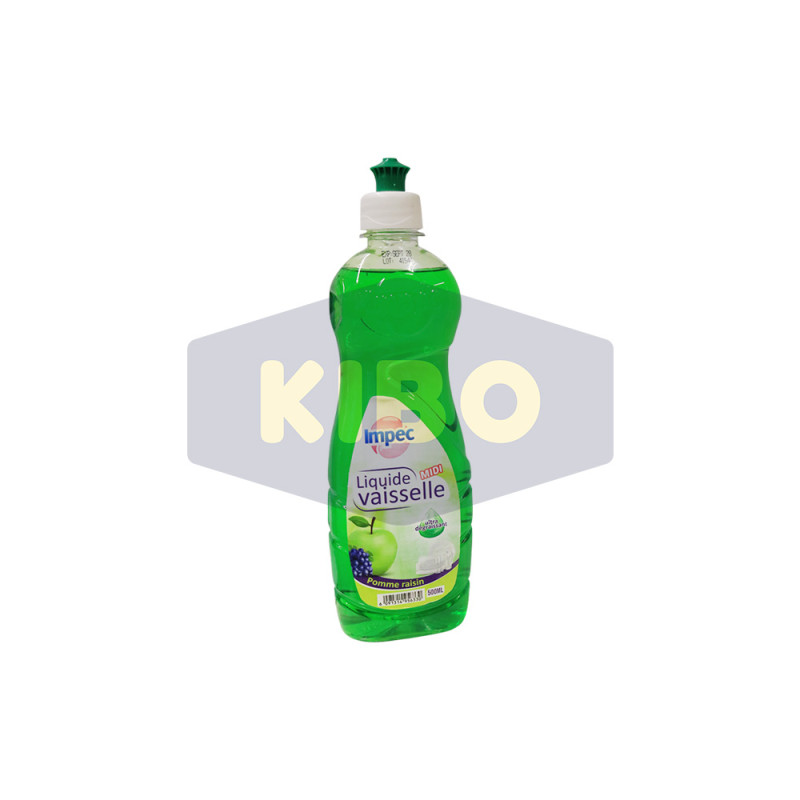 Liquide vaisselle midi pomme raisin 500ml IMPEC